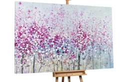 XXL Öl Gemälde 'Fairy Tale Trees' | Handgemaltes Unikat