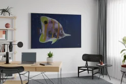 XXL Öl Gemälde 'Fantasy Fish' | Handgemaltes Unikat