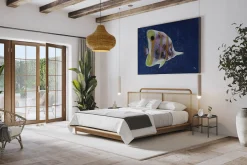 XXL Öl Gemälde 'Fantasy Fish' | Handgemaltes Unikat