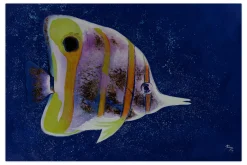 XXL Öl Gemälde 'Fantasy Fish' | Handgemaltes Unikat