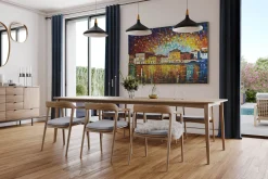 XXL Öl Gemälde 'Fantasy Sky' | Handgemaltes Unikat