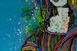 XXL Öl Gemälde 'Farben der Mona Lisa' | Handgemaltes Unikat