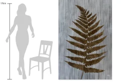 XXL Öl Gemälde 'Fern Herbarium' | Handgemaltes Unikat