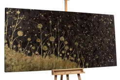 XXL Öl Gemälde 'Field of Golden Wishes' | Handgemaltes Unikat