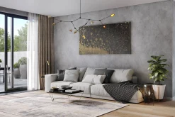 XXL Öl Gemälde 'Field of Golden Wishes' | Handgemaltes Unikat