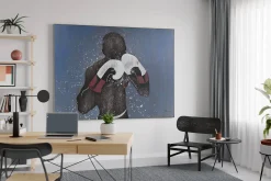 XXL Öl Gemälde 'Fight for the Best' | Handgemaltes Unikat