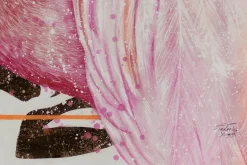 XXL Öl Gemälde 'Flamingo Fantasy' | Handgemaltes Unikat
