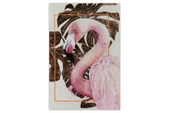 XXL Öl Gemälde 'Flamingo Fantasy' | Handgemaltes Unikat