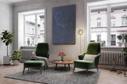 XXL Öl Gemälde 'Flamingo in Flieder' | Handgemaltes Unikat