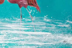 XXL Öl Gemälde 'Flamingosommer' | Handgemaltes Unikat