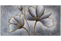 XXL Öl Gemälde 'Fleur d'Or' | Handgemaltes Unikat