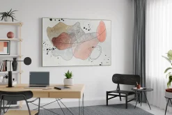 XXL Öl Gemälde 'Floating Petals' | Handgemaltes Unikat