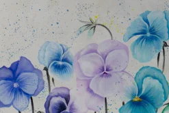 XXL Öl Gemälde 'Florales Spektrum' | Handgemaltes Unikat