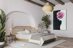 XXL Öl Gemälde 'Floral Silhouette' | Handgemaltes Unikat