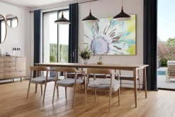 XXL Öl Gemälde 'Flower of Energy' | Handgemaltes Unikat