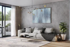 XXL Öl Gemälde 'Flowing Curtain' | Handgemaltes Unikat