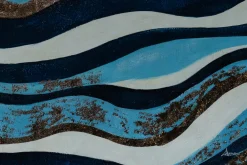 XXL Öl Gemälde 'Flowing Marble' | Handgemaltes Unikat