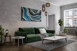 XXL Öl Gemälde 'Flowing Marble' | Handgemaltes Unikat
