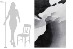 XXL Öl Gemälde 'Fluid Movement' | Handgemaltes Unikat