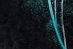 XXL Öl Gemälde 'Fluorescent Bloom' | Handgemaltes Unikat