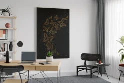 XXL Öl Gemälde 'Follow the Butterflies' | Handgemaltes Unikat