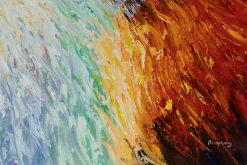 XXL Öl Gemälde 'Fox Fantasy' | Handgemaltes Unikat