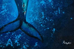 XXL Öl Gemälde 'Friedlicher Gigant' | Handgemaltes Unikat