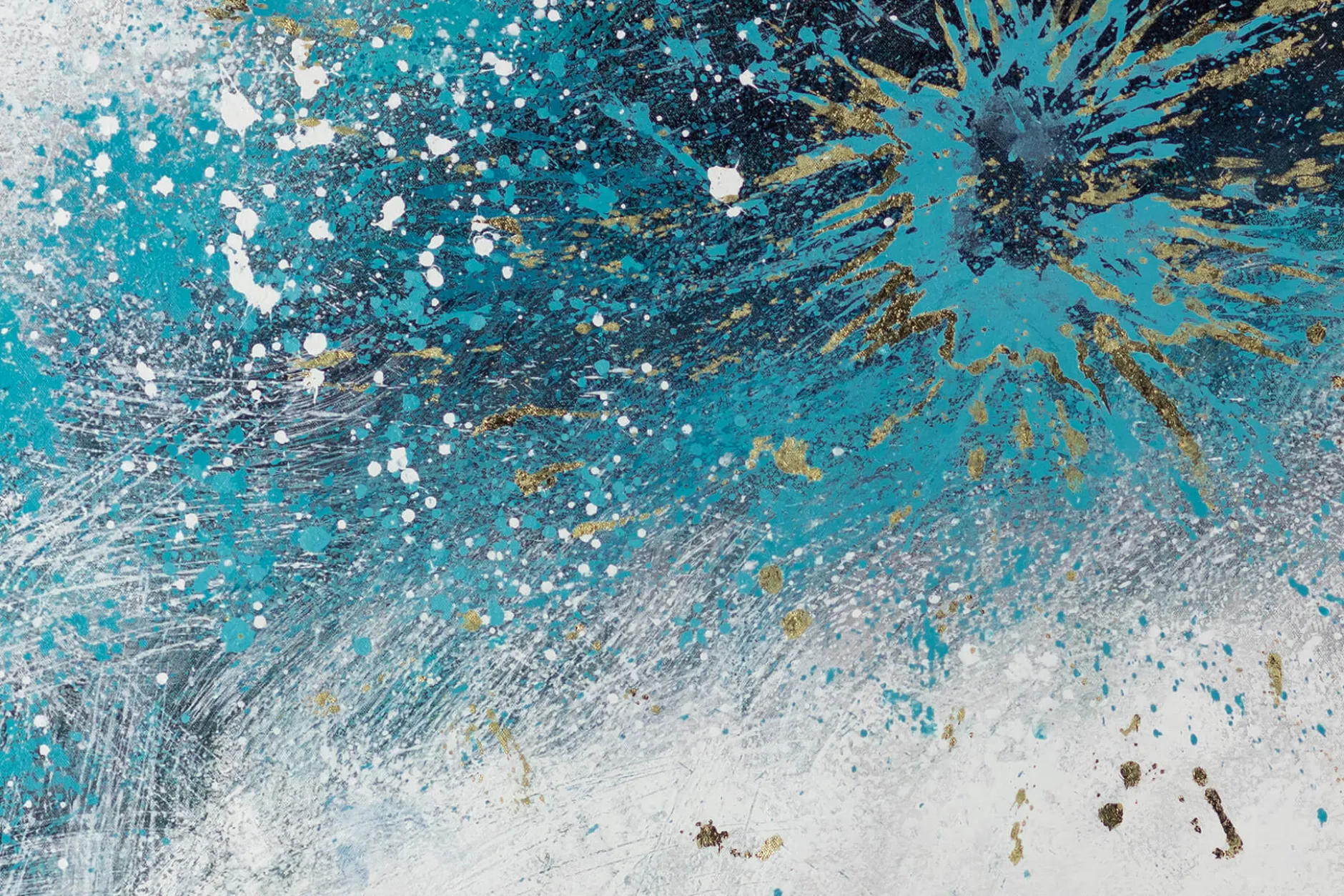 XXL Öl Gemälde 'Frost at Midnight' | Handgemaltes Unikat