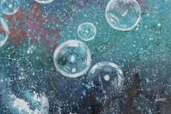 XXL Öl Gemälde 'Funkelnde Galaxie' | Handgemaltes Unikat