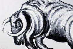 XXL Öl Gemälde 'Furchtlos' | Handgemaltes Unikat
