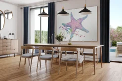 XXL Öl Gemälde 'Galaxy Starfish' | Handgemaltes Unikat