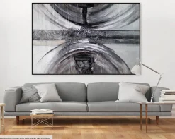 XXL Öl Gemälde 'Gathered Around' | Handgemaltes Unikat