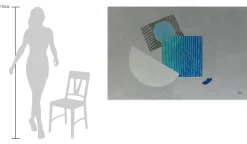 XXL Öl Gemälde 'Geometric Composition' | Handgemaltes Unikat