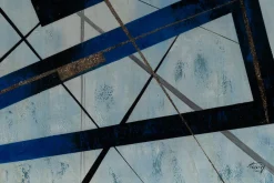 XXL Öl Gemälde 'Geometric Enigma' | Handgemaltes Unikat