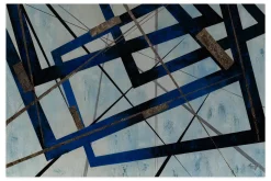 XXL Öl Gemälde 'Geometric Enigma' | Handgemaltes Unikat