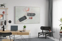 XXL Öl Gemälde 'Geometric Refinement' | Handgemaltes Unikat