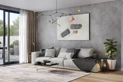 XXL Öl Gemälde 'Geometric Refinement' | Handgemaltes Unikat