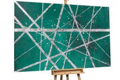 XXL Öl Gemälde 'Geometrie der Natur' | Handgemaltes Unikat