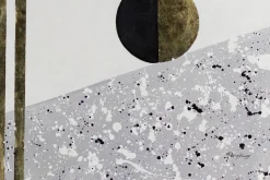 XXL Öl Gemälde 'Geometrischer Raum' | Handgemaltes Unikat