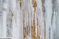 XXL Öl Gemälde 'Gewobenes Gold' | Handgemaltes Unikat