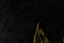 XXL Öl Gemälde 'Gilded Engraving' | Handgemaltes Unikat