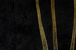 XXL Öl Gemälde 'Gilded Engraving' | Handgemaltes Unikat
