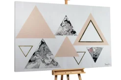 XXL Öl Gemälde 'Glanz der Pyramiden' | Handgemaltes Unikat