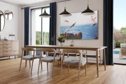 XXL Öl Gemälde 'Gliding Seagulls' | Handgemaltes Unikat