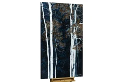 XXL Öl Gemälde 'Glowing Trees' | Handgemaltes Unikat