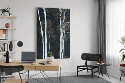 XXL Öl Gemälde 'Glowing Trees' | Handgemaltes Unikat