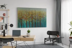 XXL Öl Gemälde 'Golden Autumn' | Handgemaltes Unikat