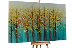 XXL Öl Gemälde 'Golden Autumn' | Handgemaltes Unikat