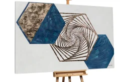 XXL Öl Gemälde 'Golden Composition' | Handgemaltes Unikat