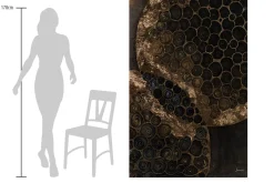 XXL Öl Gemälde 'Golden Connection' | Handgemaltes Unikat